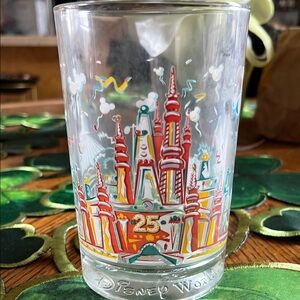 McDonald’s Disney World 25th Anniversary Glass